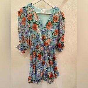 Floral V-Neck Dress